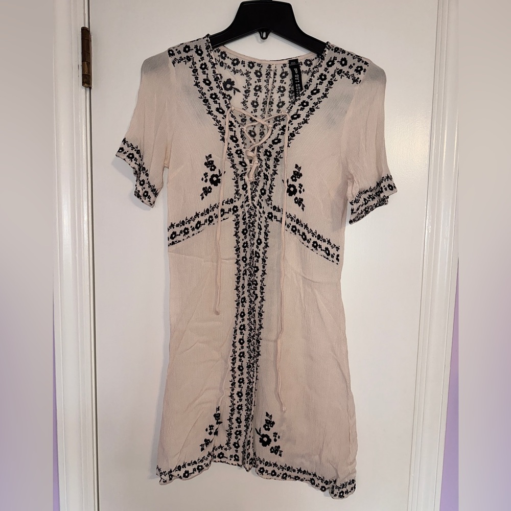 Design Lab Short Sleeve Dress